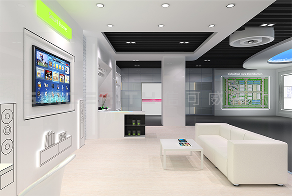 惠科展廳設計效果圖 惠科展廳設計效果圖